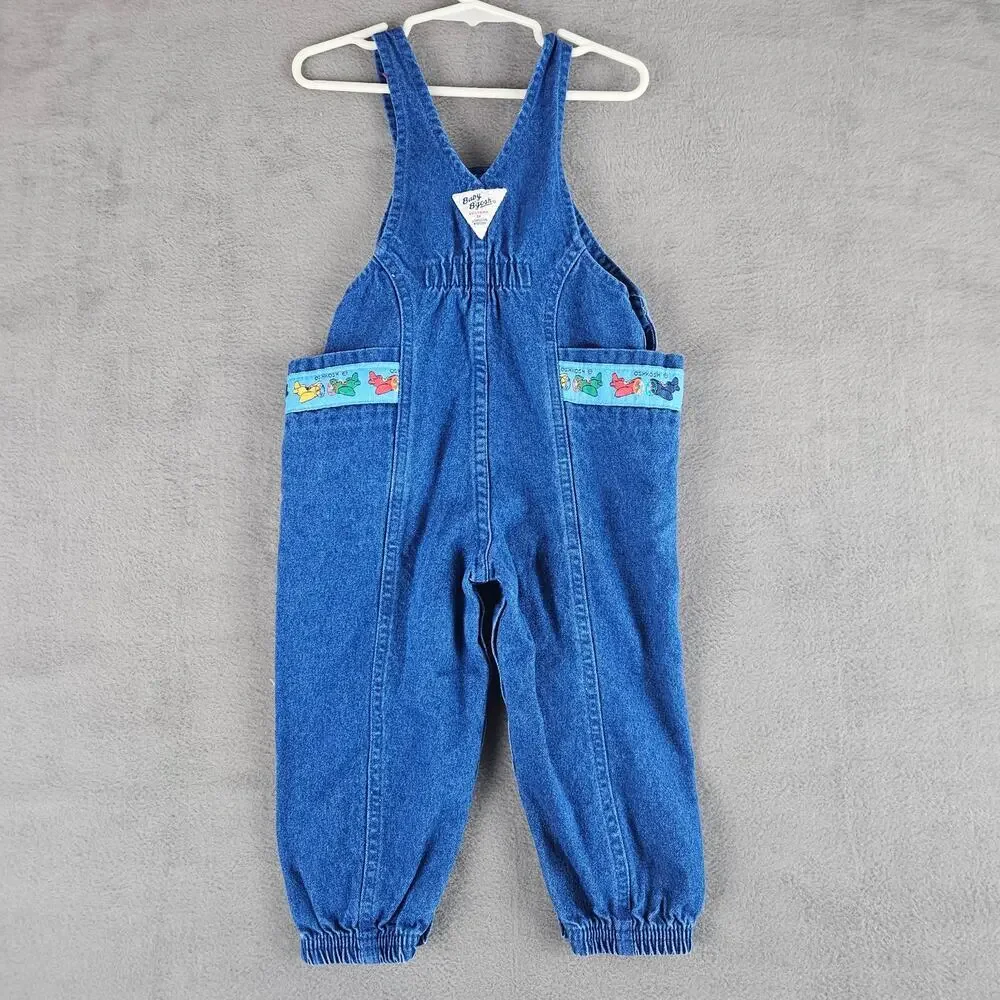 Vintage Oshkosh Bgosh Denim Osh Kosh Airplane Bubble 80s Size 24 Months